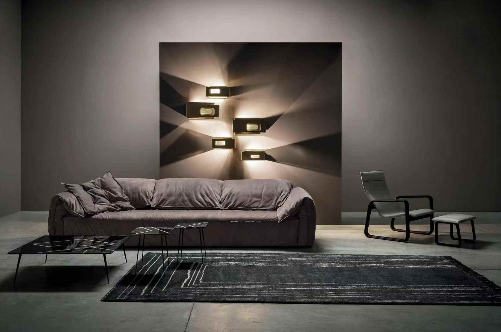 Living room design with lightening – Studio Mei